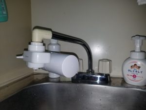 台所水栓修理パッキン交換