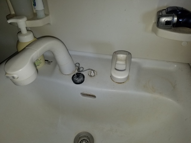 富士市洗面水栓修理