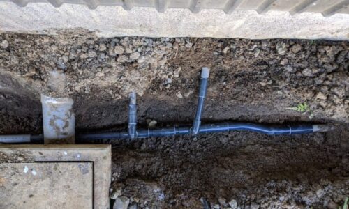 吉田町　屋外埋設給水管水漏れ修理