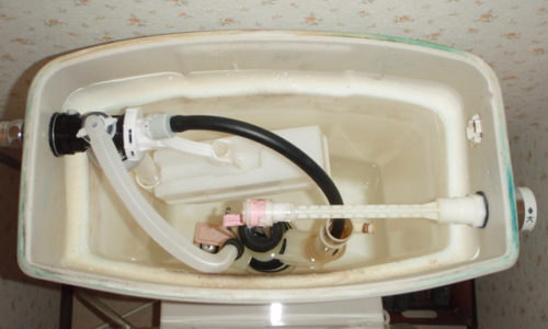 トイレ水漏れによる部品交換工事（静岡市葵区）