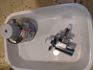 島田市月坂　洗濯水栓交換
