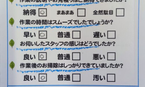 沼津市大岡　台所水栓不良