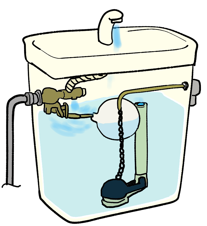 トイレボールタップ