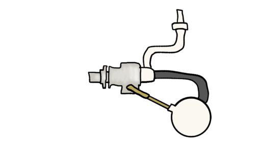 焼津市石津　トイレタンク部品交換修理