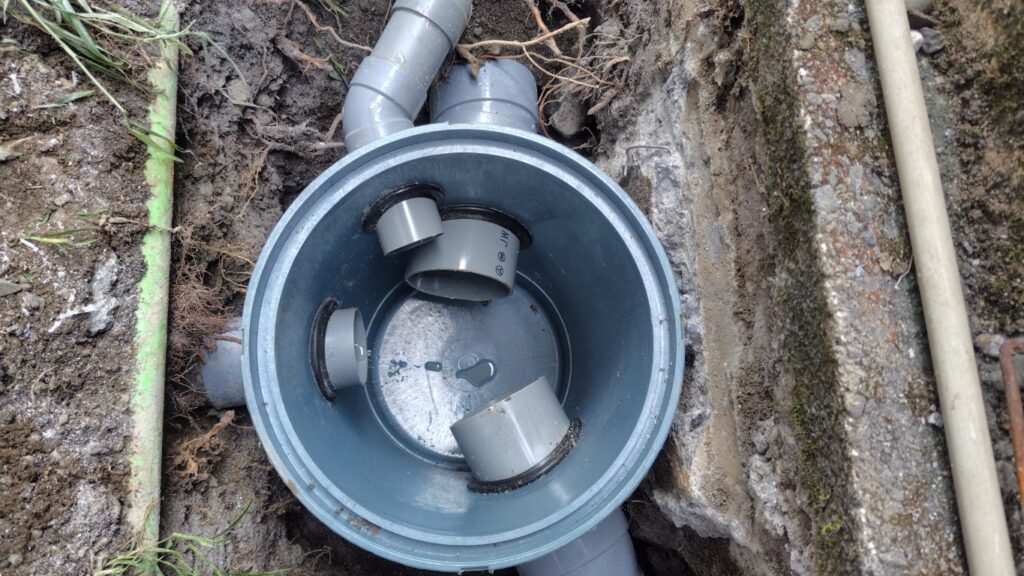 排水溜め桝設置