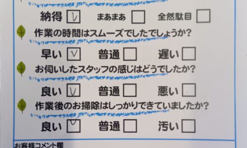 葵区竜南　トイレ交換