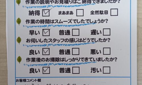 駿河区中田　水栓部品交換