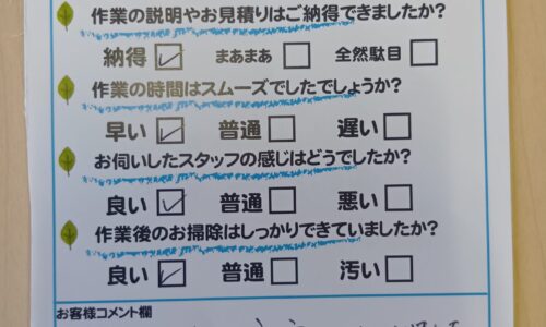 清水区平川地　水栓部品交換